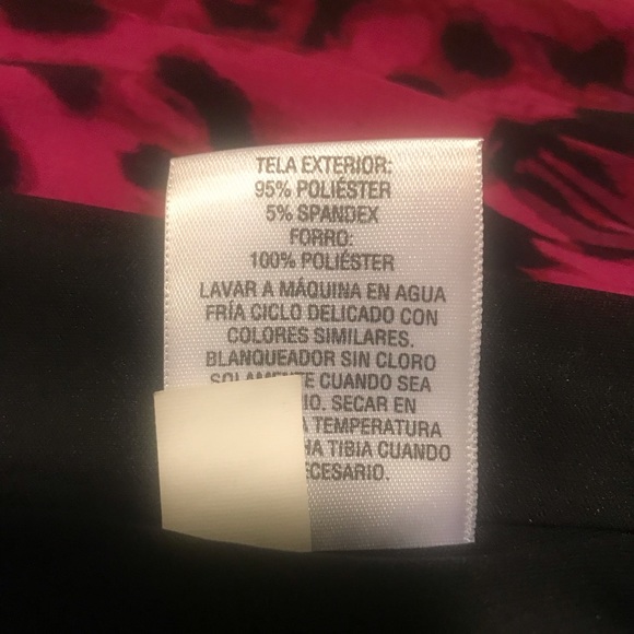 Thalía Sodi magenta cheetah print dress! - Picture 5 of 5